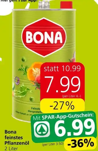 Eurospar Pflanzenöl Angebot