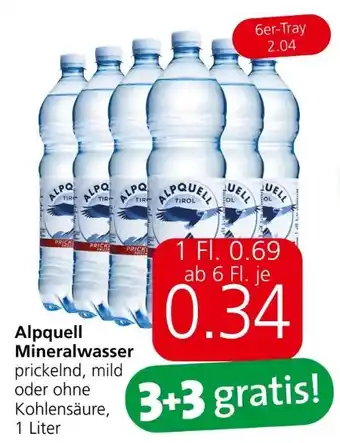 Spar Mineralwasser Angebot