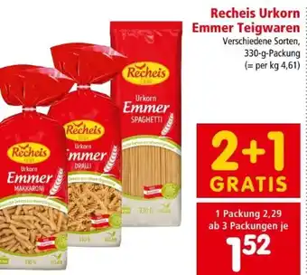 Interspar Urkorn emmer teigwaren Angebot