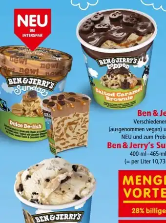 Interspar Eis Angebot