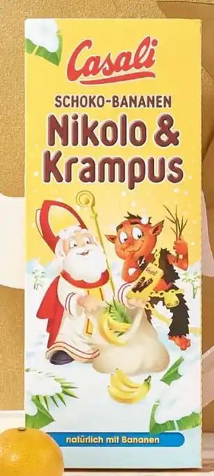 Spar Nikolo & krampus schokobananen Angebot