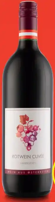 Hofer Rotwein cuvée Angebot