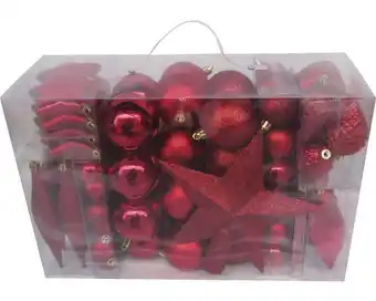 Hornbach Christbaumkugeln aus kunststoff lafiora mix rot 104 stk Angebot
