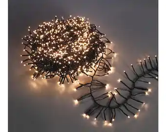 Hornbach Led büschellichterkette clusterlight lafiora 30 m + 10 m zuleitung 3000 leds lichtfarbe warmweiß inkl. timer und dimmer Angebot