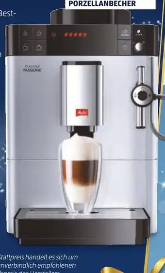 Hofer MELITTA KAFFEEVOLLAUTOMAT PASSIONE Angebot