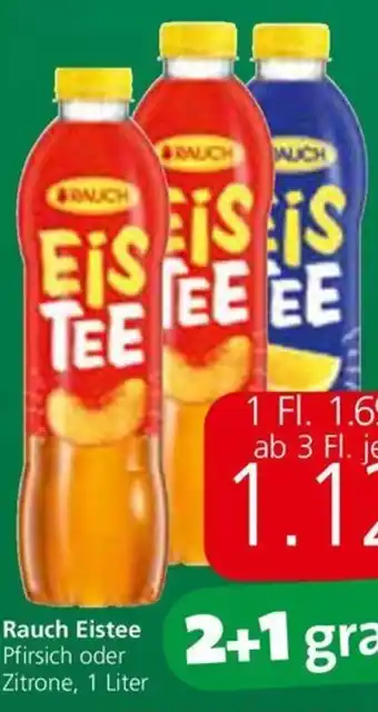 Eurospar Rauch Eistee 1 Liter Angebot