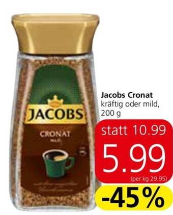 Eurospar Jacobs Cronat  200 g Angebot