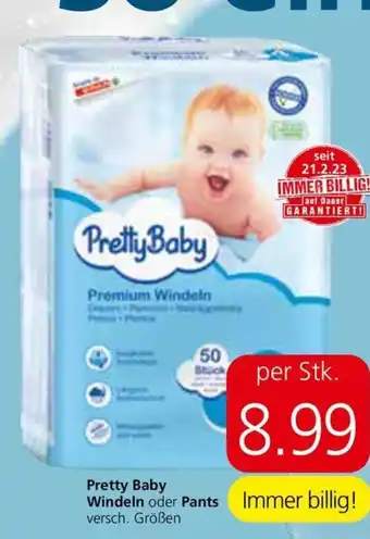 Eurospar Pretty Baby Windeln Angebot