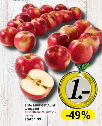 Eurospar Süße S-BUDGET Äpfel Jonagold Angebot