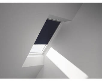Hornbach Velux verdunkelungsrollo uni dunkelblau manuell rahmen weiß dkl u10 1100swl Angebot