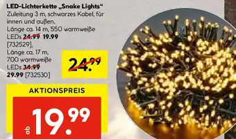 Hellweg LED-Lichterkette Snake Lights Angebot