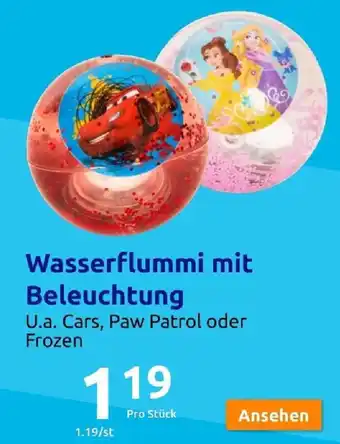 Action Wasserflummi mit Beleuchtung Angebot