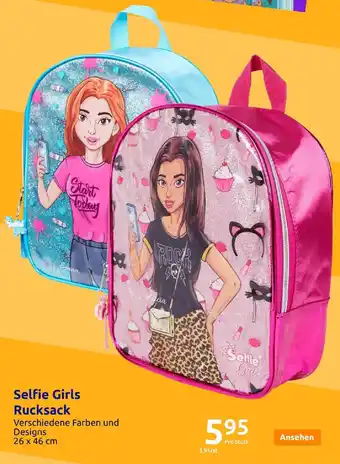 Action Selfie Girls Rucksack Angebot