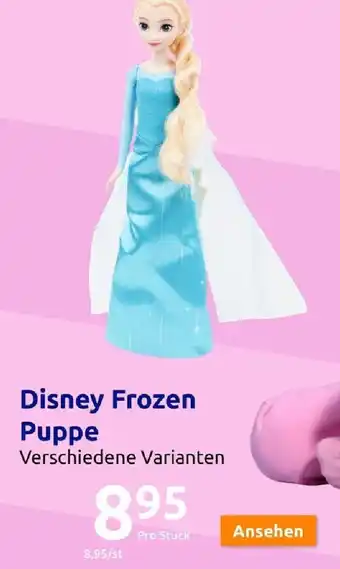 Action Disney Frozen Puppe Angebot