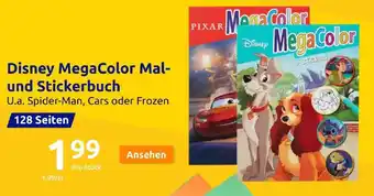 Action Disney MegaColor Mal-und Stickerbuch Angebot