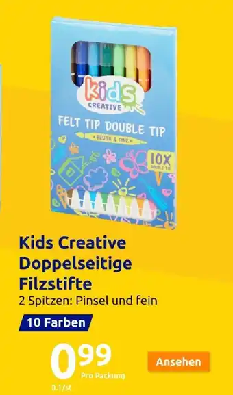 Action Kids Creative Doppelseitige Filzstifte Angebot