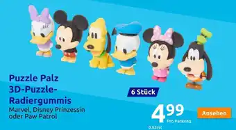 Action Puzzle Palz 3D-Puzzle- Radiergummis Angebot
