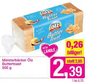 Sutterlüty Meister Ölz Buttertoast 500g Angebot