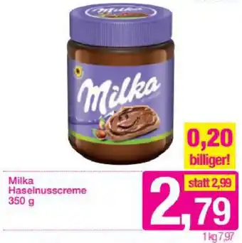 Sutterlüty Milka Haselnusscreme 350g Angebot
