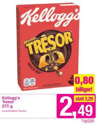 Sutterlüty Kellogg's Tresor 375 g Angebot