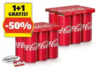 Hofer Coca cola, 6 x 330 ml Angebot