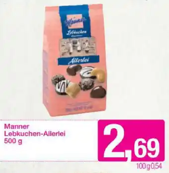 Sutterlüty Manner Lebkuchen-Allerlei 500g Angebot