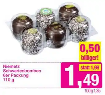 Sutterlüty Niemetz Schwedenbomben 6er 110 g Angebot