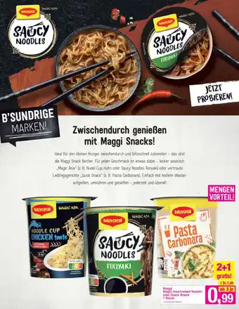 Sutterlüty Maggi Magic Asia Instant Nudeln Oder Quick Snack Angebot