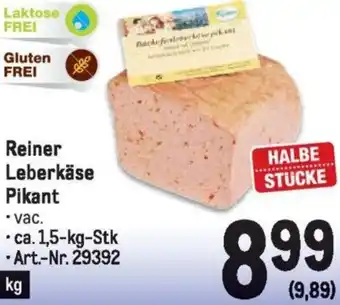 Metro Reiner Leberkäse Pikant Angebot