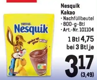 Metro Nesquik Kakao Angebot