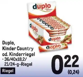 Metro Duplo, Kinder Country od. Kinderriegel Angebot