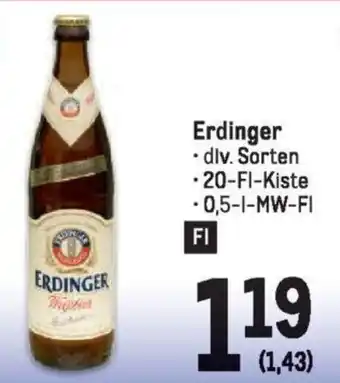Metro Erdinger Angebot