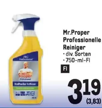 Metro Mr.Proper Professionelle Reiniger Angebot