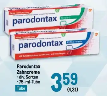 Metro Parodontax Zahncreme Angebot