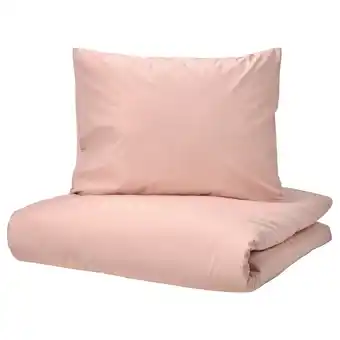 IKEA Strandtall bettwäsche-set, 3-teilig, dunkelrosa/hellrosa, 240x220/50x60 cm Angebot