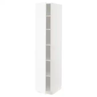 IKEA Metod hochschrank mit einlegeböden, weiß enköping/weiß holzeffekt, 40x60x200 cm Angebot