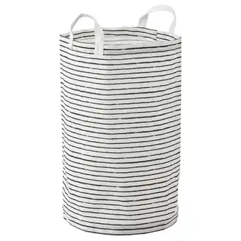 IKEA Klunka wäschesack, weiß/schwarz, 60 l Angebot