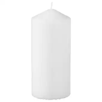 IKEA Fenomen blockkerze duftneutral, weiß, 14 cm Angebot