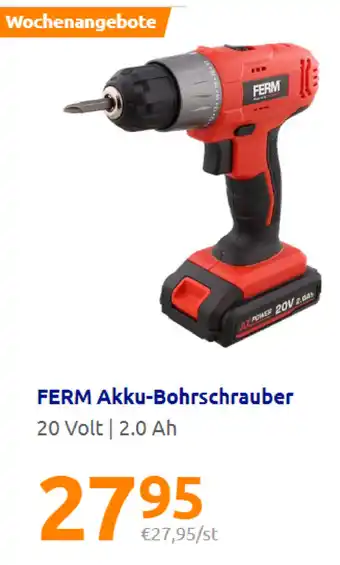 Action Ferm Akku Bohrschrauber Angebot