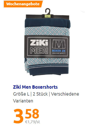 Action Ziki Men Boxershorts Angebot