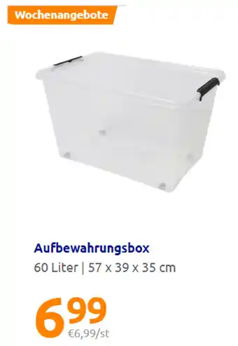 Action Aufbewahrungsbox 60 Liter Angebot