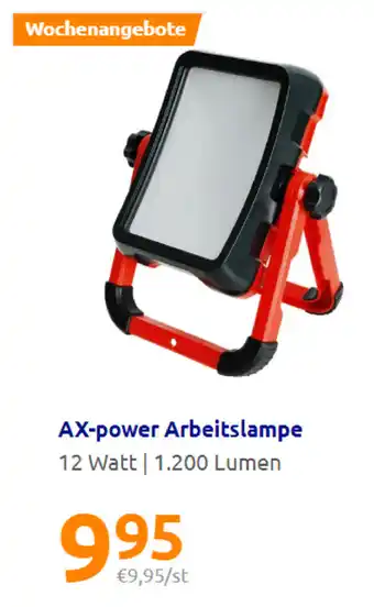 Action AX Power Arbeitslampe 12 Watt Angebot