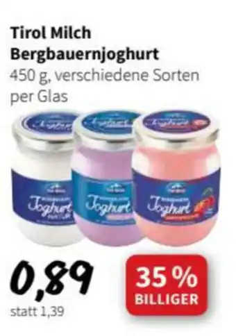 Der Grissemann Tirol Milch Bergbauernjoghurt 450g Angebot