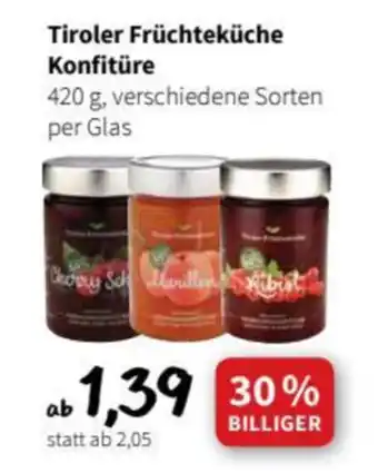 Der Grissemann Tiroler Früchteküche Konfitüre 420g Angebot