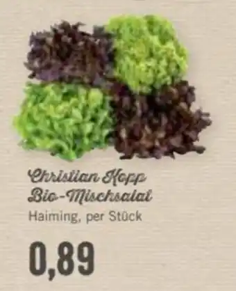 Der Grissemann Christian Kopp Bio Mischsalat Angebot