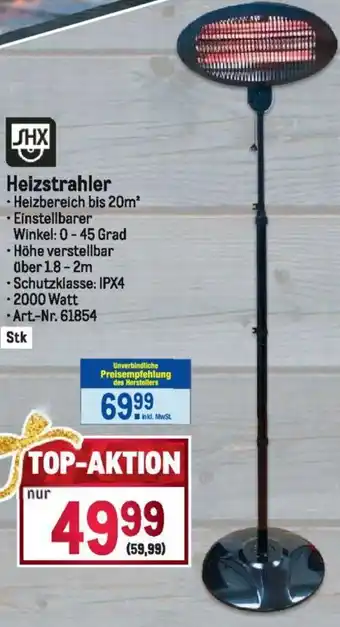 Metro Heizstrahler Angebot