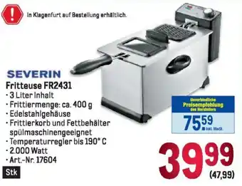 Metro SEVERIN Fritteuse FR2431 Angebot