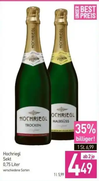Sutterlüty Hochriegl Sekt 0,75 Liter Angebot