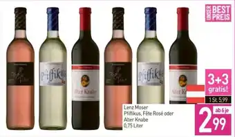 Sutterlüty Lenz Moser Pfiffikus, Fête Rosé oder Alter Kr Angebot