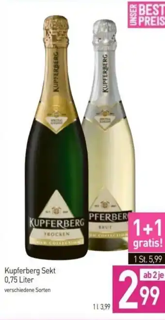 Sutterlüty Kupferberg Sekt 0,75 Liter Angebot